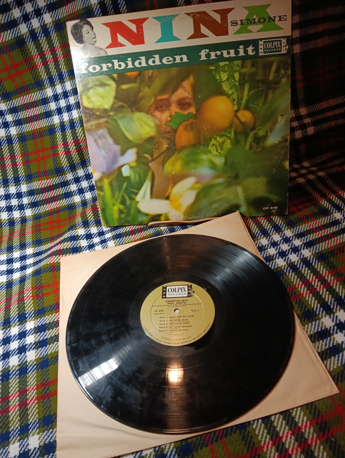 Nina Simone – Forbidden Fruit OG DG MONO GOLD LABEL 1961 CP 419 VG/VG Colpix