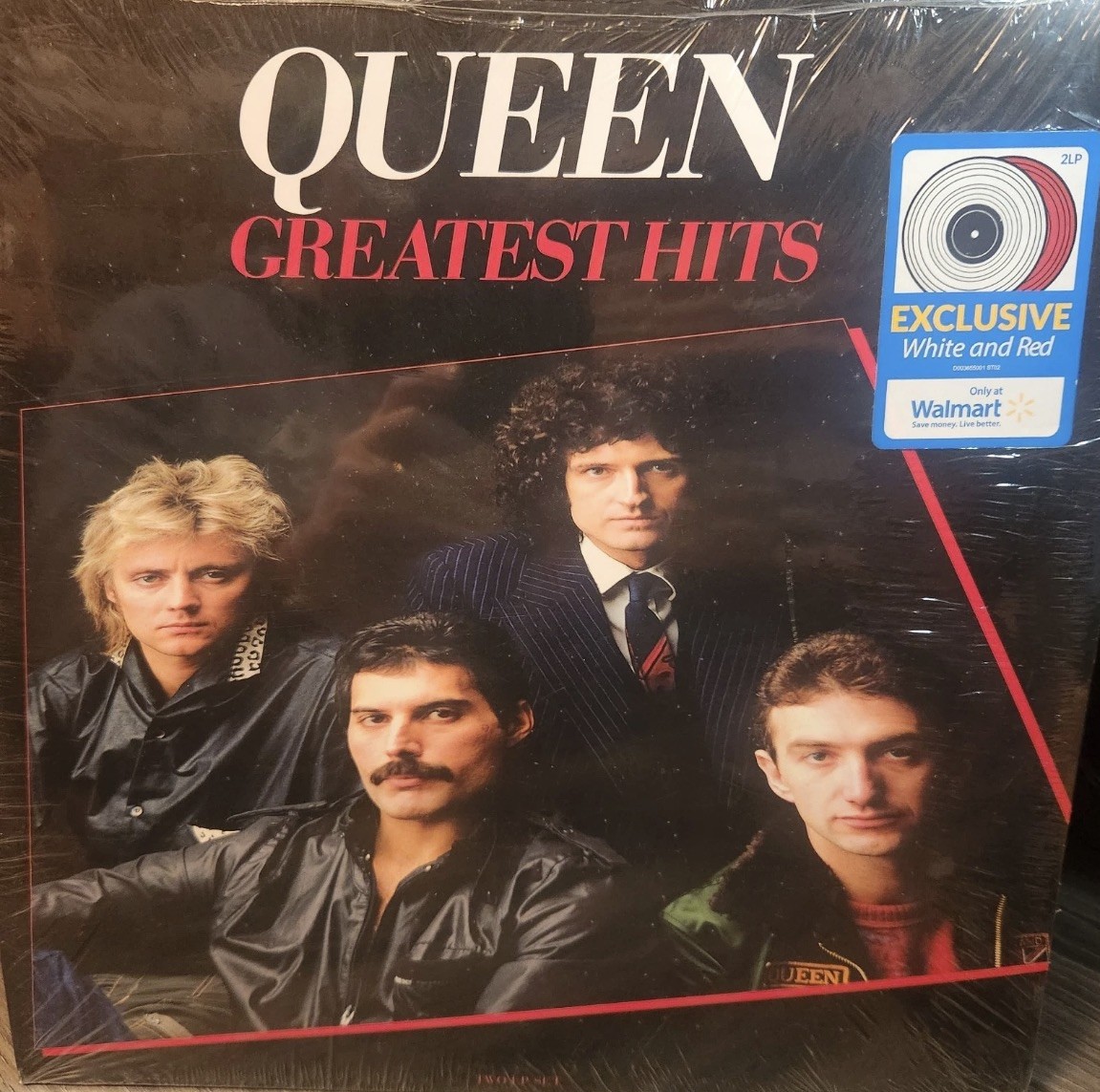 Greatest Hits by Queen (White Red Color Vinyl Record Walmart Exclusive) New