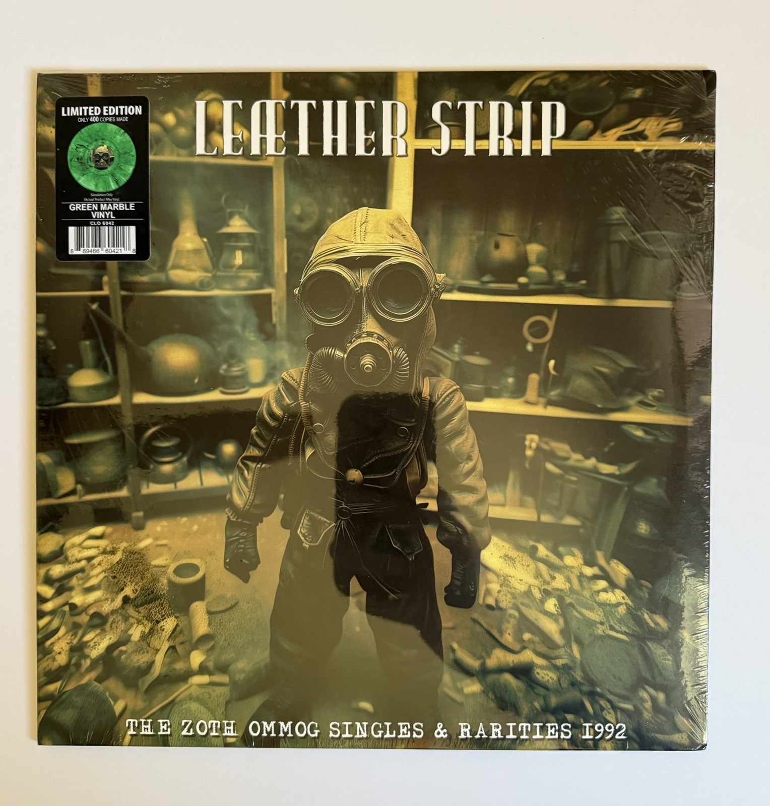 Leather Strip Zoth Ommog Singles Rarities Green Marble Vinyl Claus Larsen Sealed