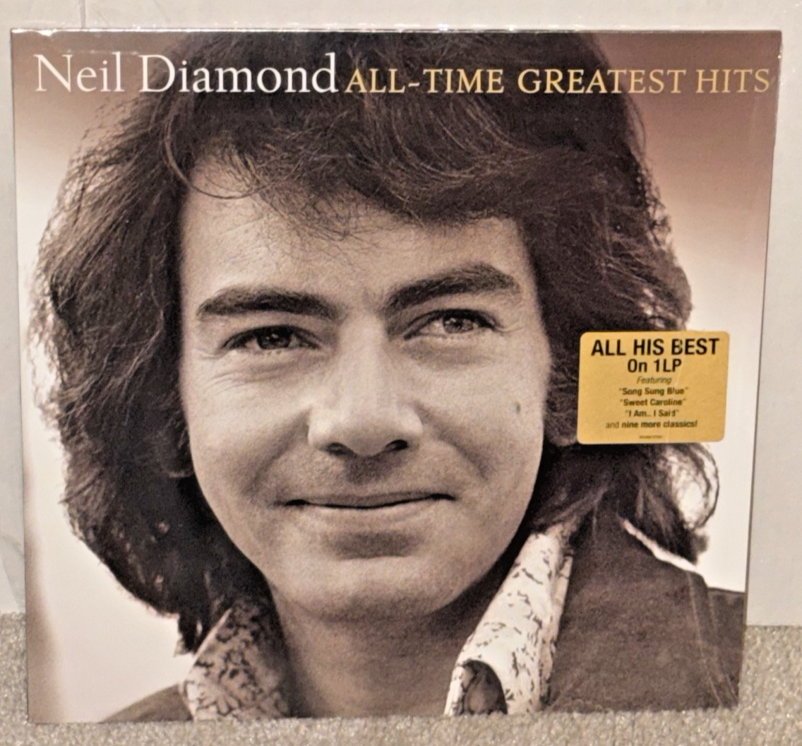 Neil Diamond All-Time Greatest Hits Vinyl LP New Sealed Hype Sticker 1LP