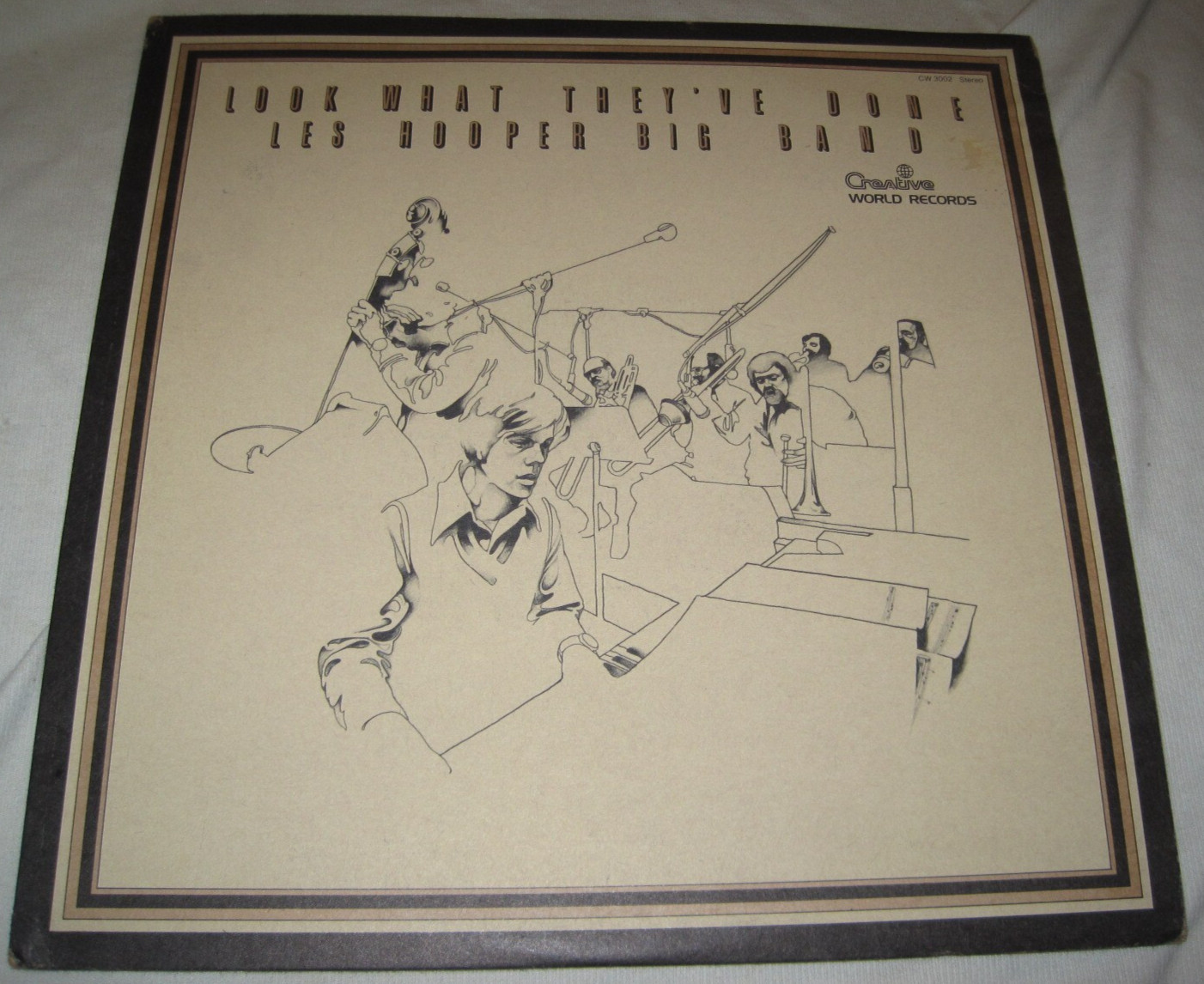 LES HOOPER BIG BAND Look What They’ve Done (1974) LP Jazz Funk Stan Kenton