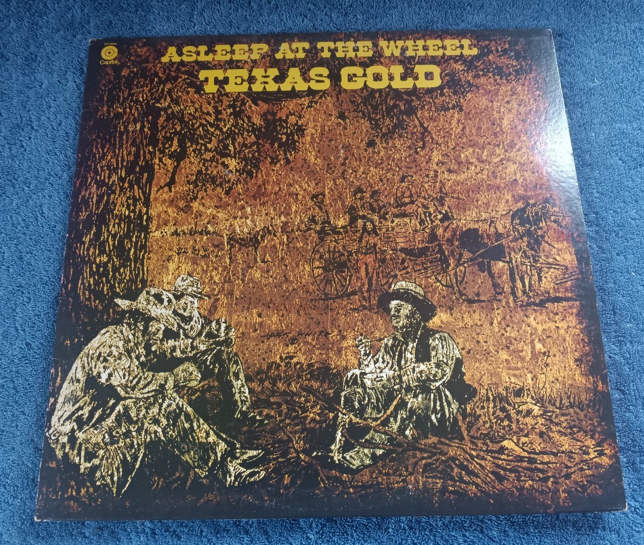 Asleep at the Wheel Texas Gold LP 1975 Capitol Trouble In Mind Fat Boy Rag