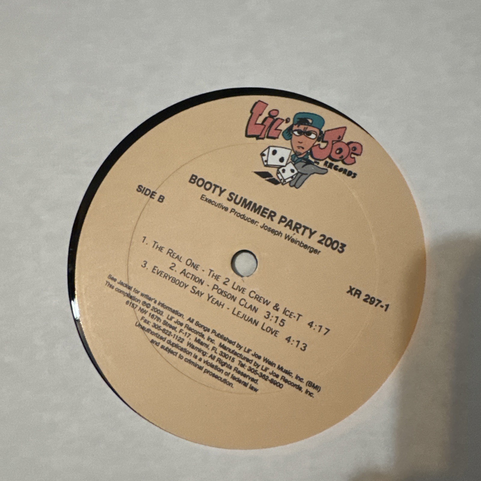 Booty Summer Party 2003 Dancehall Reggae DJ Compilation 12” Vinyl Do Wah Diddy