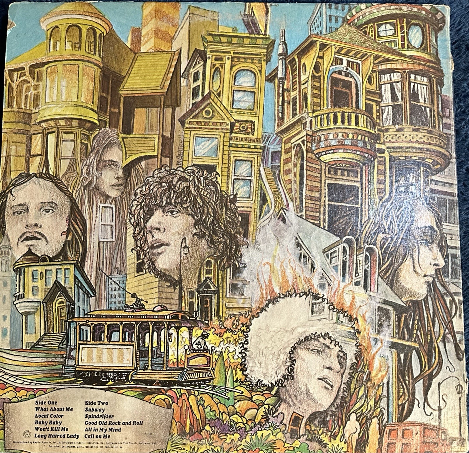 Quicksilver Messenger Service – What About Me LP Capitol 70’s Blues Rock Vinyl
