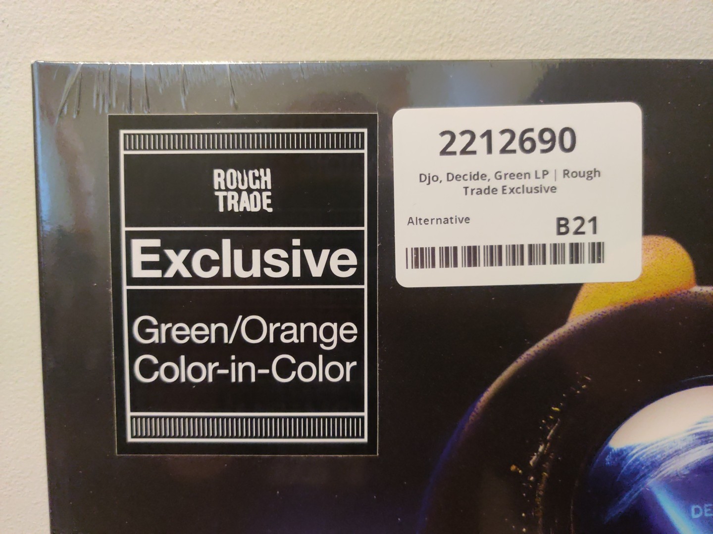 Djo Decide Green/Orange Color in Color Rough Trade Exclusive Vinyl LP