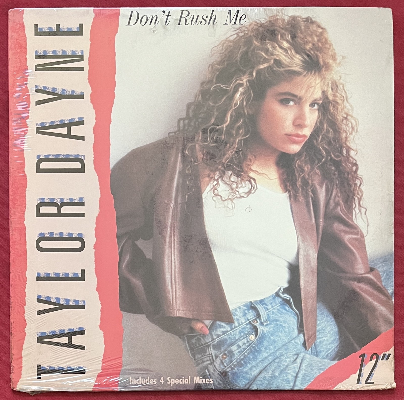 TAYLOR DAYNE~DON’T RUSH ME 12″ VINYL MINT SEALED (1988) HI NRG SYNTH POP~ARISTA