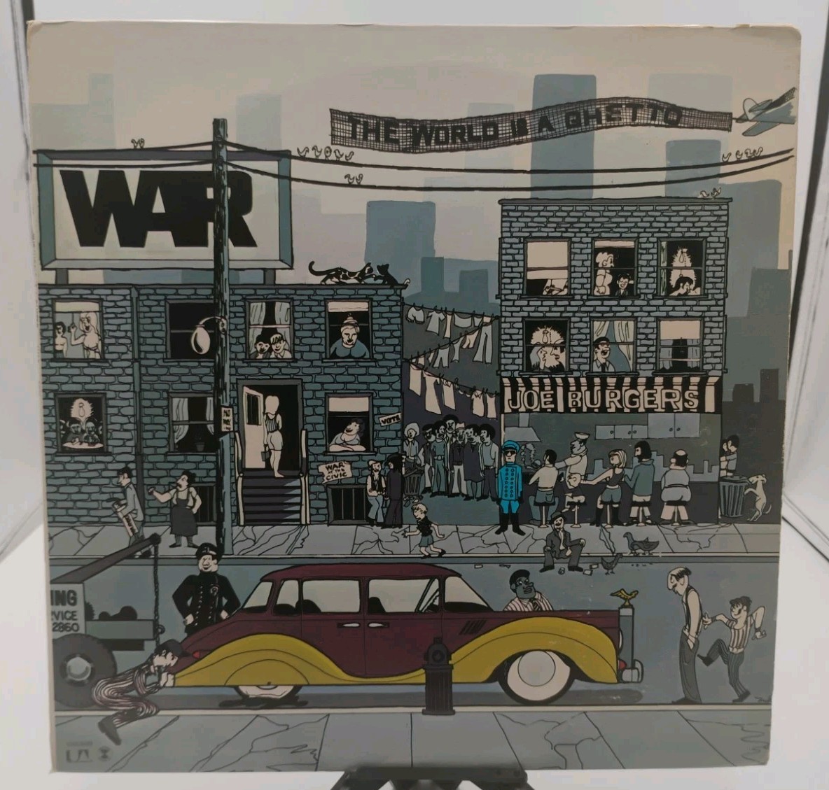 War, The World Is A Ghetto, 1972 1st United Artist, Vintage Vinyl Album