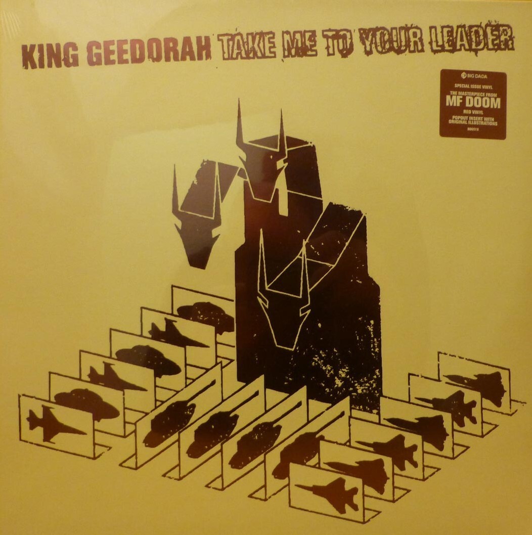King Geedorah Take Me To Your Leader 2 LP Sealed Red Vinyl UK 2021 Big Dada MINT