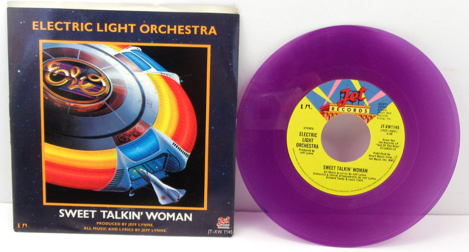 Electric Light Orchestra Sweet Talkin’ Woman 45 RPM ELO Jet Records 1978 NOS