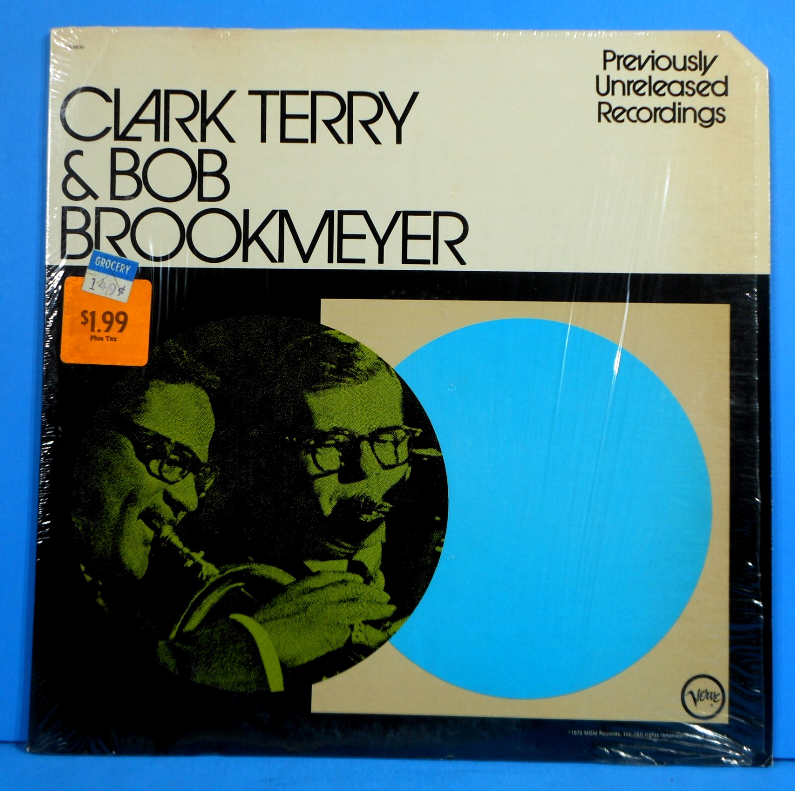 CLARK TERRY & BOB BROOKMEYER LP 1974 ORIGINAL SHRINK GREAT CONDITION! VG+/VG+!!A