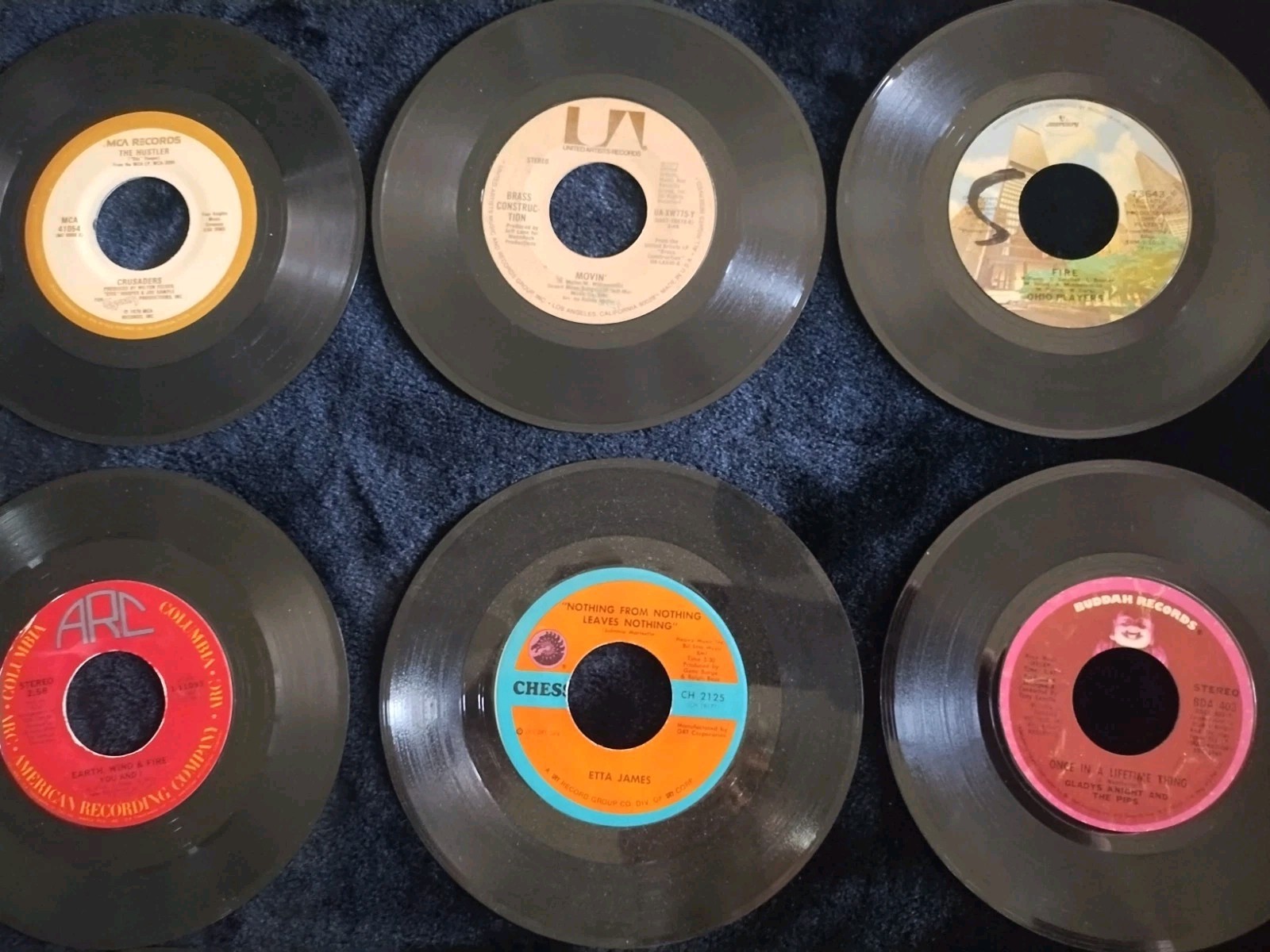 12 Disco Era 45 RPM Records 7″ 1970s Hits Various Labels See Photos