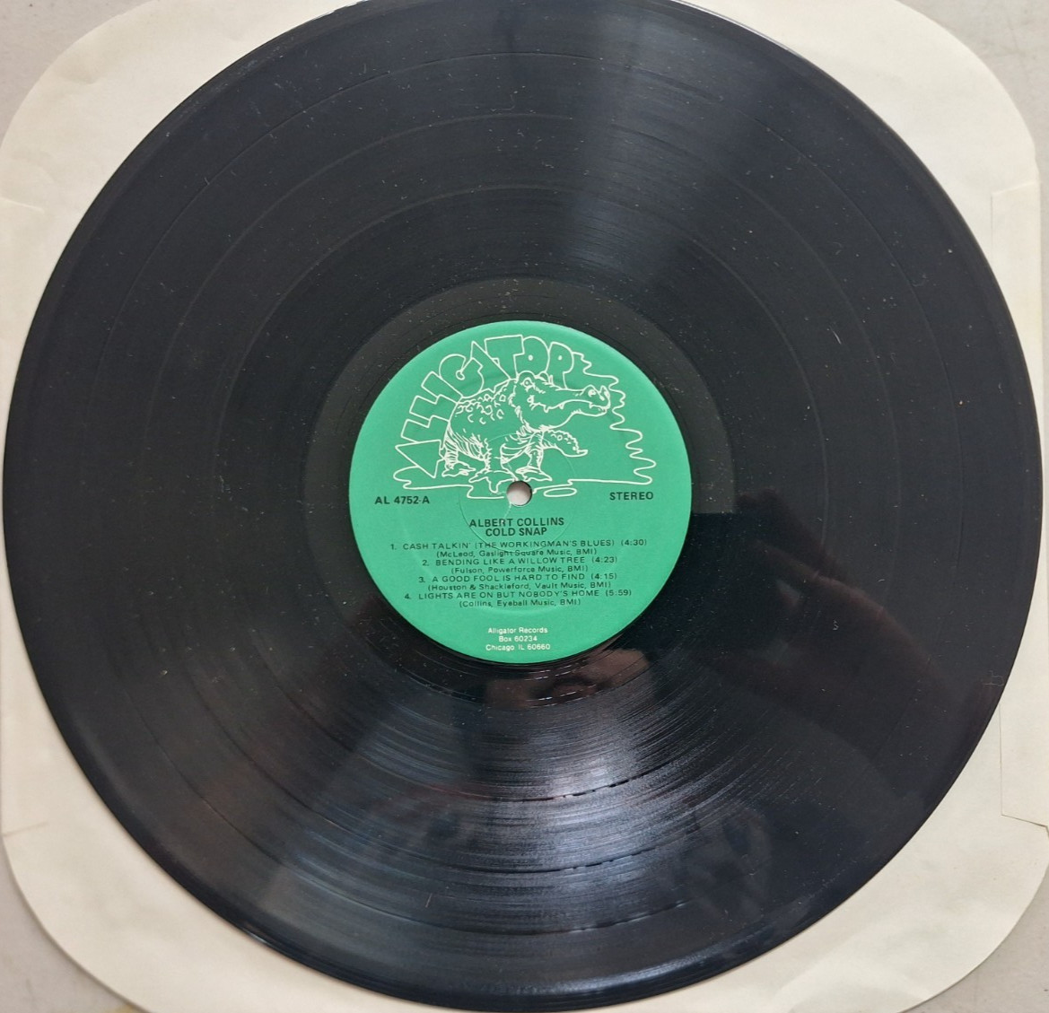 Albert Collins ~ Cold Snap (Alligator Records 1986 AL-4752) Ex Vinyl LP – Blues!