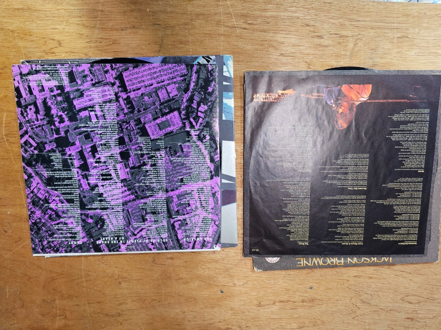 2x JACKSON BROWNE–Running On Empty & Lives in the Balance