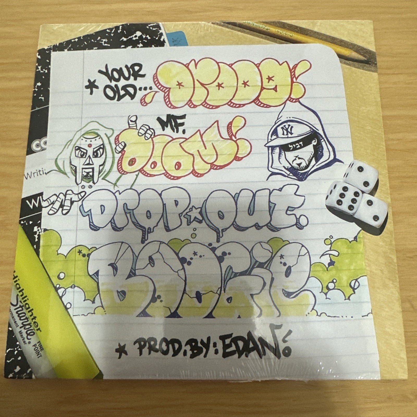 Your Old Droog x MF DOOM Dropout Boogie Gasdrawls Turquoise Vinyl