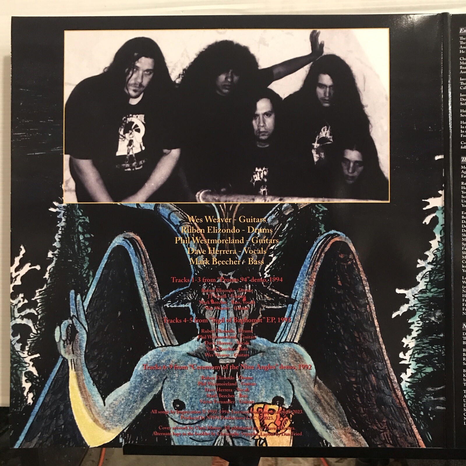 Imprecation – Theurgia Goetia Summa LP 2024 Nuclear War Now [Clear Splatter] NEW