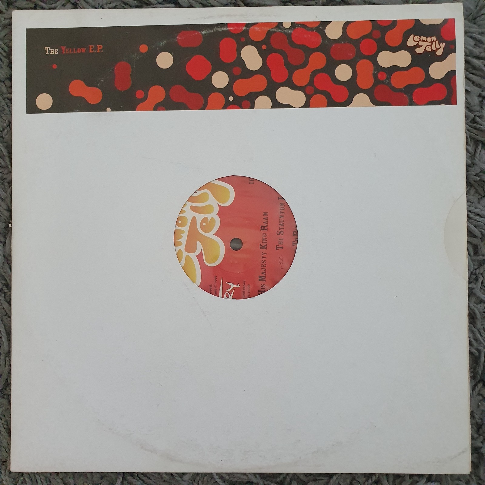 LEMON JELLY 10″ VINYL THE YELLOW EP / IF002 / RARE ORIGINAL 1999 EP