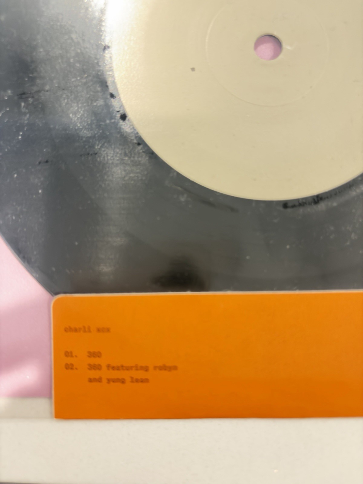 Charli XCX 360 7″ Vinyl Single Record Limited Edition
