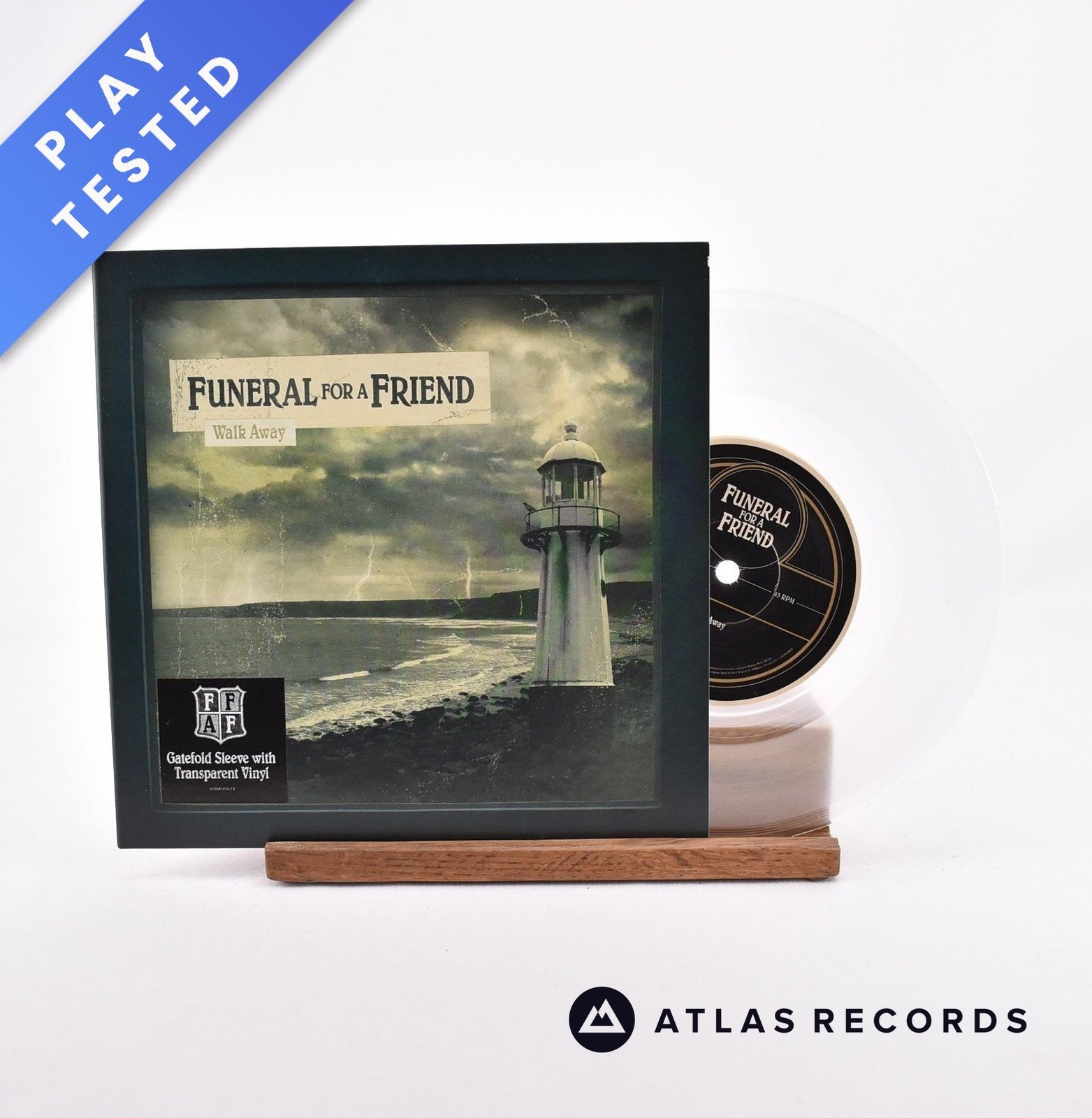 Funeral For A Friend – Walk Away – Clear Gatefold 7″ Vinyl Record – NM/NM