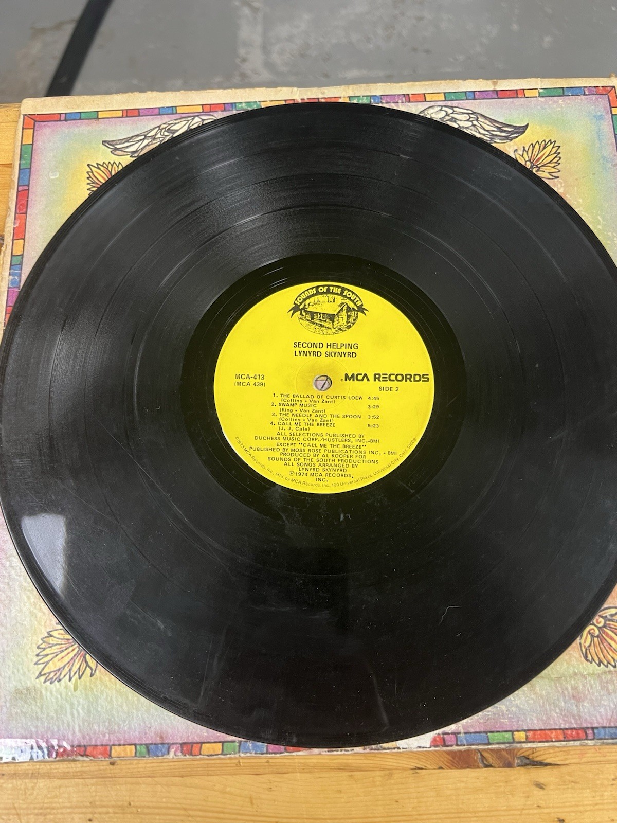 Lynyrd Skynyrd – Second Helping LP MCA-413 1975 Press Sweet Home Alabama