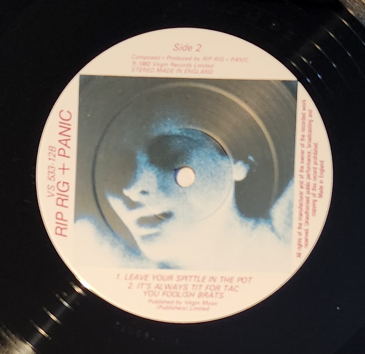 Rip Rig + Panic – Storm The Reality 12″ EP UK Asylum Virgin VS 533-12