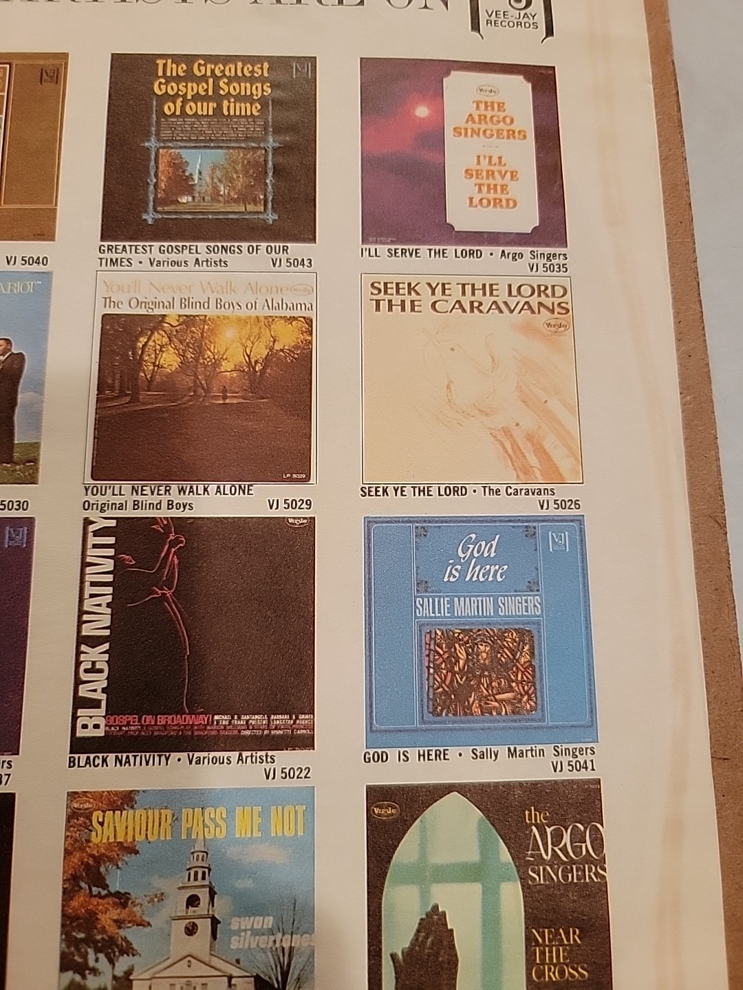 BEATLES VEE JAY VJ Inner SLEEVE ONLY NO LP INCLUDED