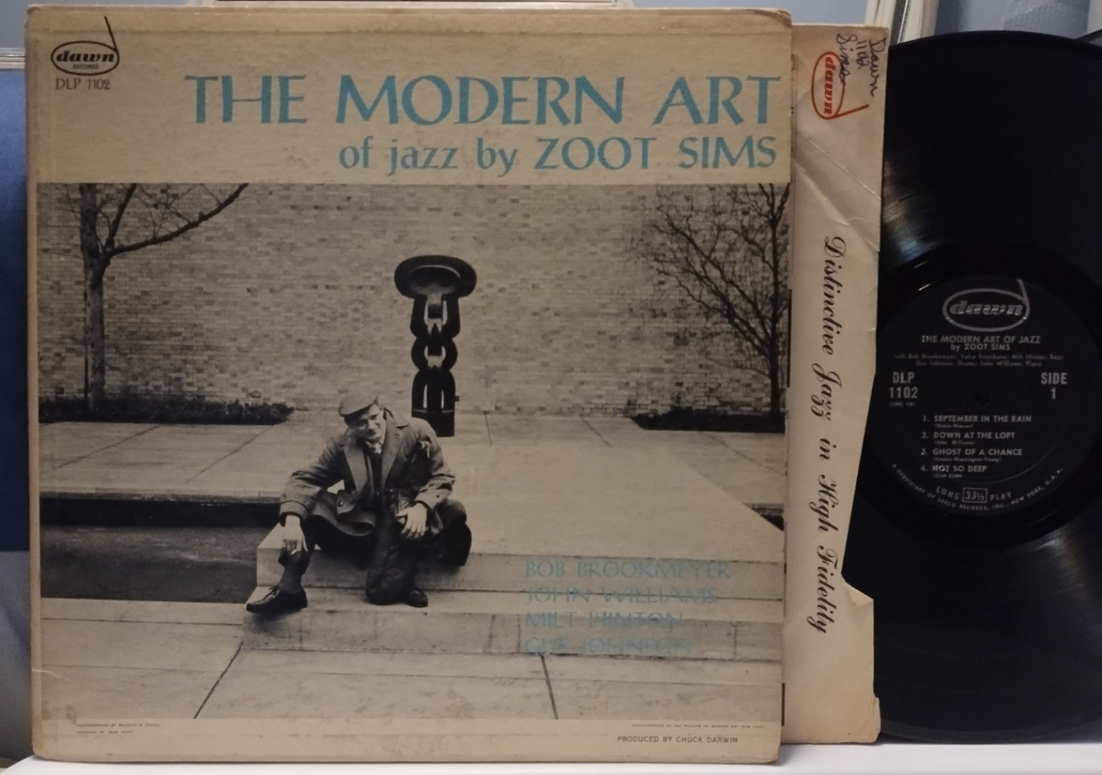 ZOOT SIMS The Modern Art SCARCE 1956 DG DAWN LP Post Bop BOB BROOKMEYER Hear!