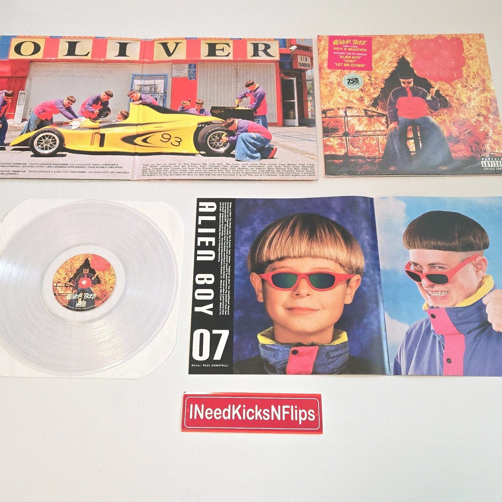 Oliver Tree Ugly Is Beautiful CLEAR VINYL LP – ALIEN BOY SEALED NEW! SHIPS NOW!!