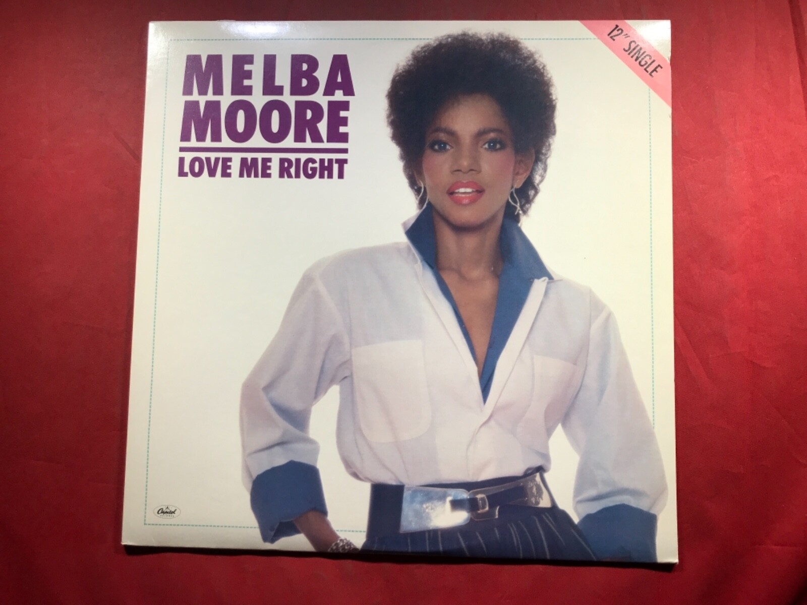 X2-10 MELBA MOORE Love Me Right … 12” SINGLE … 1983 … V-8585