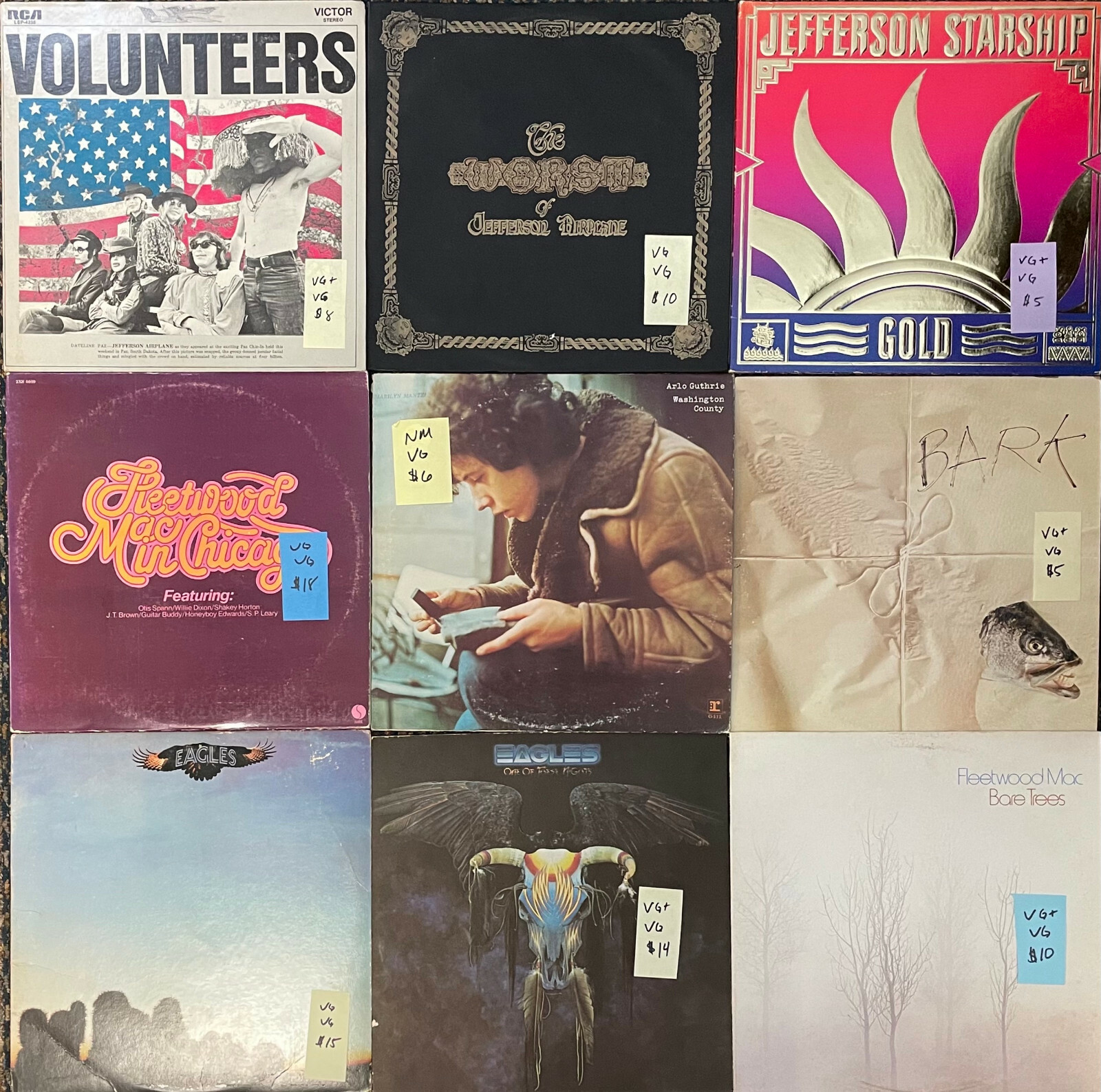 You pick – 60’s, 70’s & 80’s Rock Records Vinyl LP – Multiple Titles