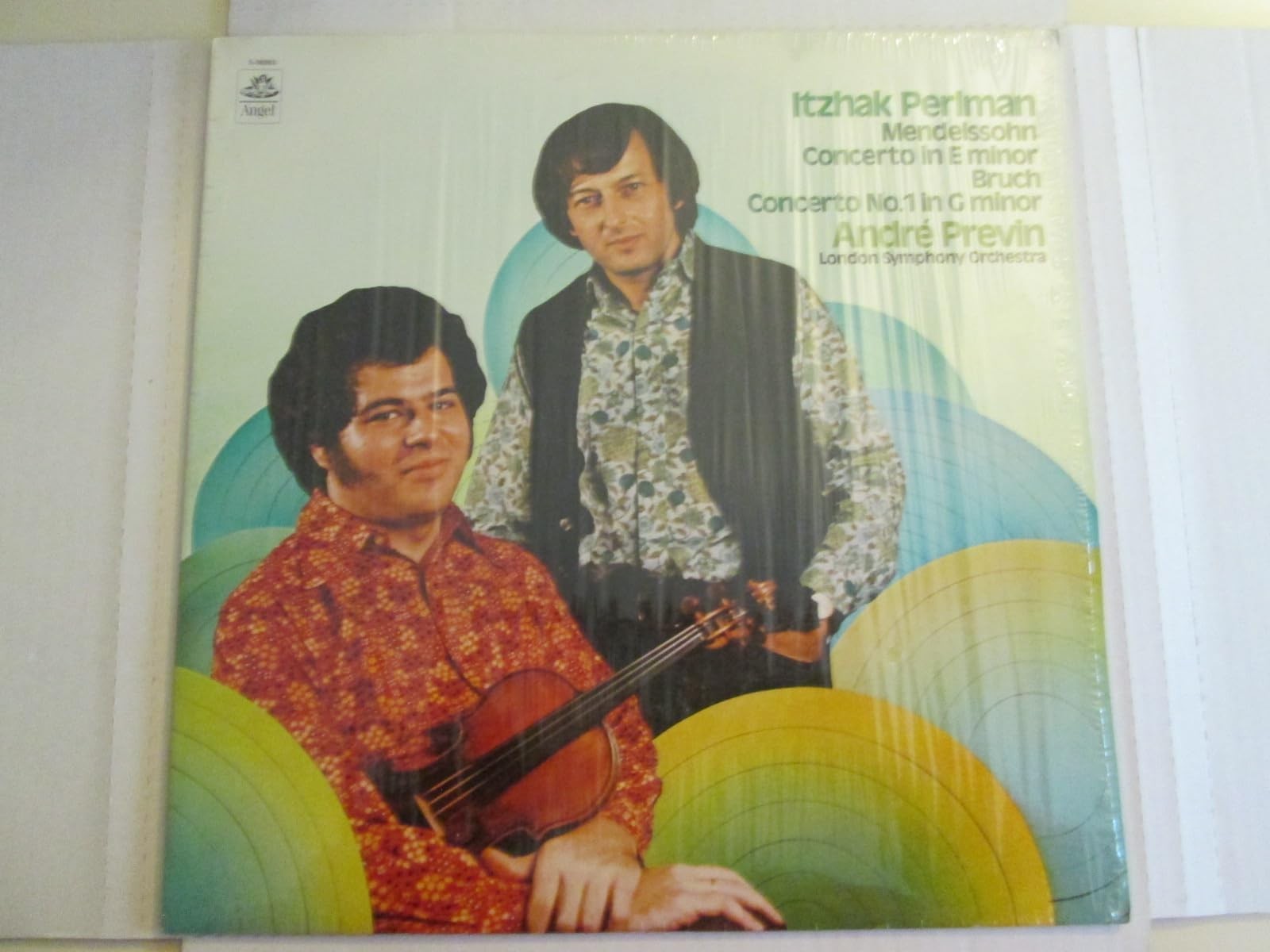 Itzhak Perlman-Mendelssohn Concerto in E Minor-Bruch Concerto No.1~Andre Previn