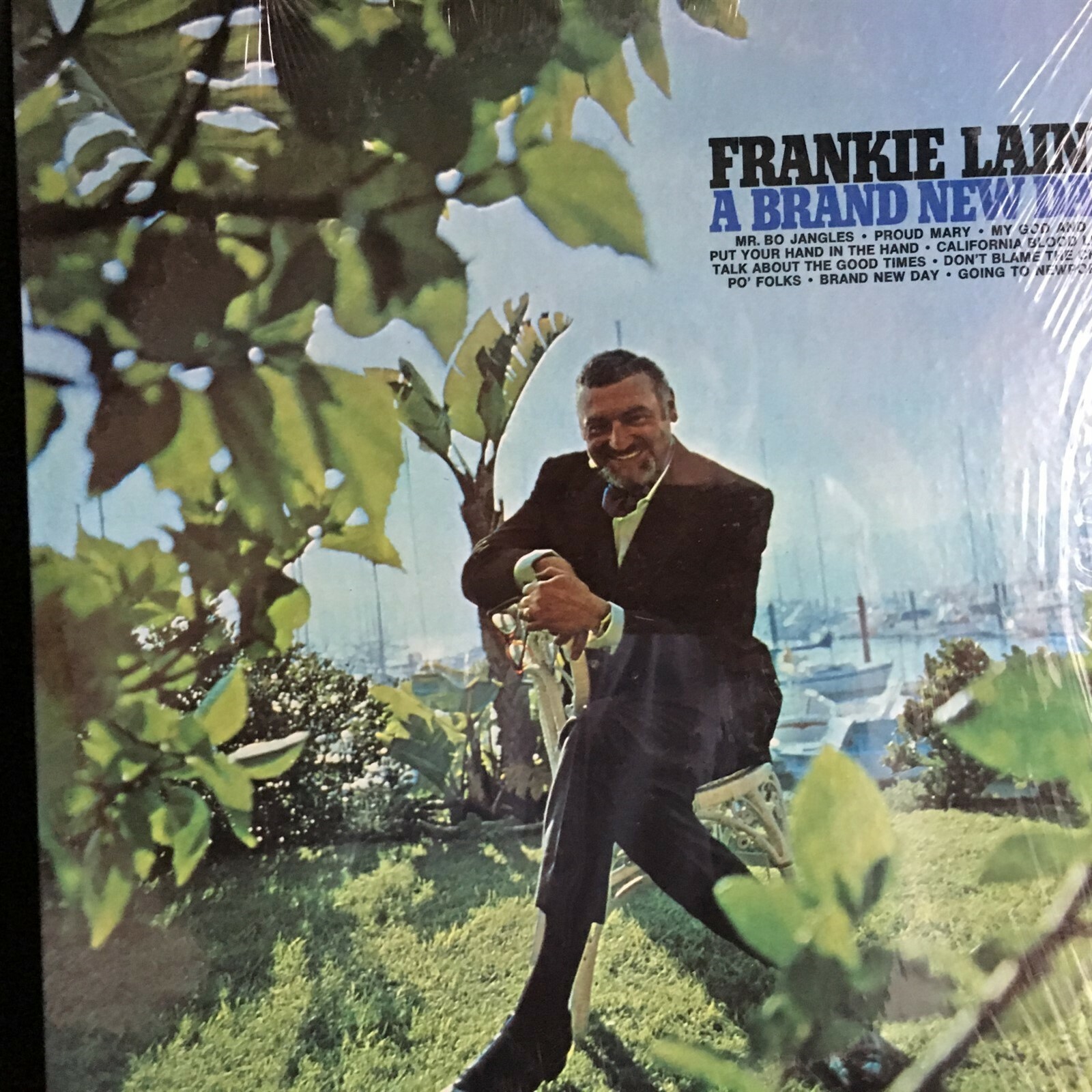 Frankie Laine Brand New Day VG+ SHRINK Stereo AMOS AAS 7013 LP Record PET RESCUE