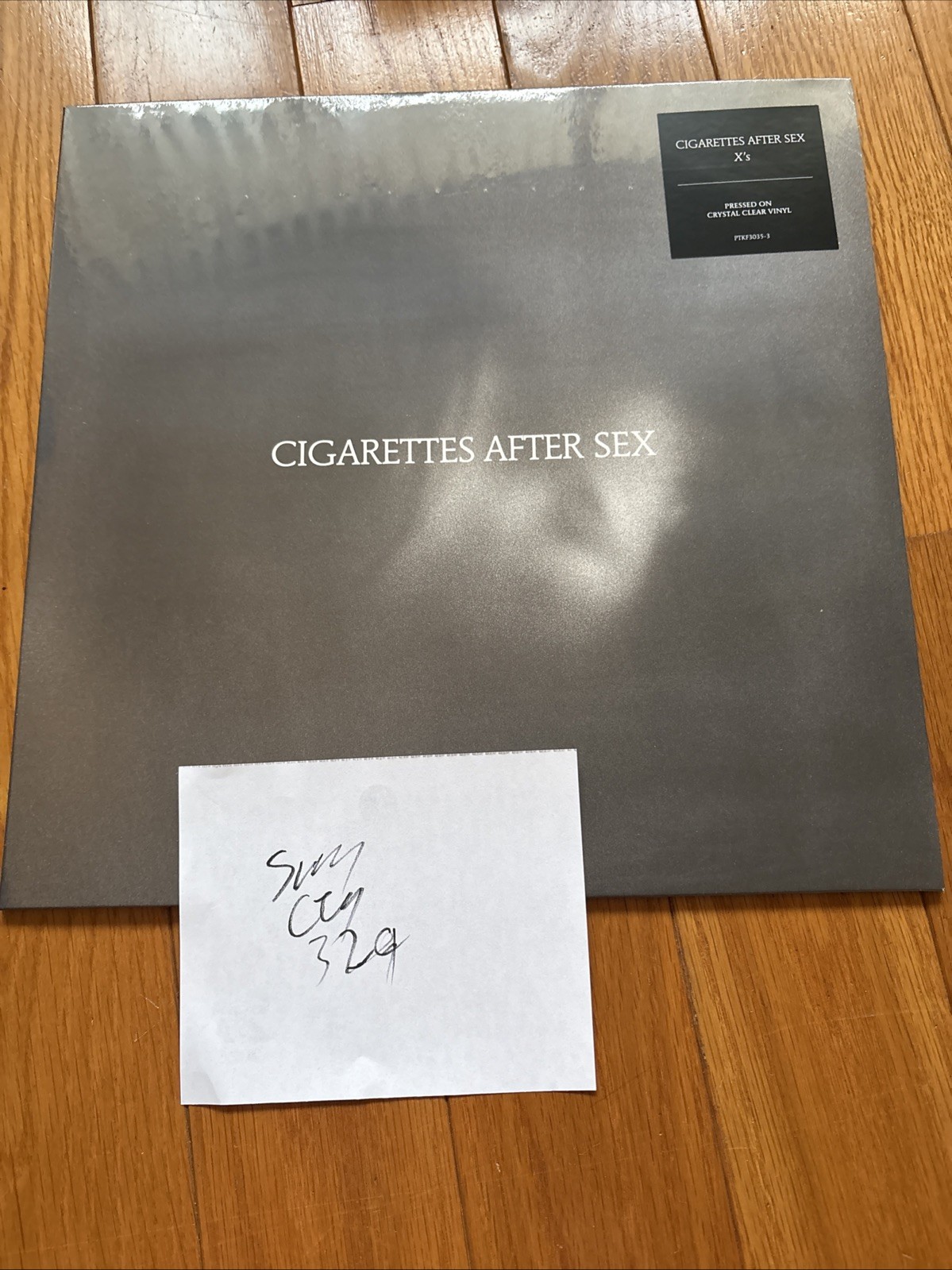 CIGARETTES AFTER SEX – X’s Clear Vinyl & Signed Print – Rough Trade Exclusive B