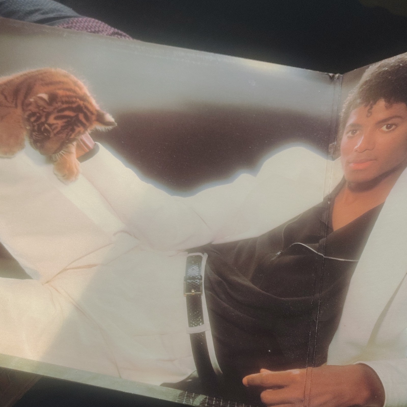 MICHAEL JACKSON THRILLER – RARE BACK COVER ERROR VINYL RECORD QE 38112 1st PRESS