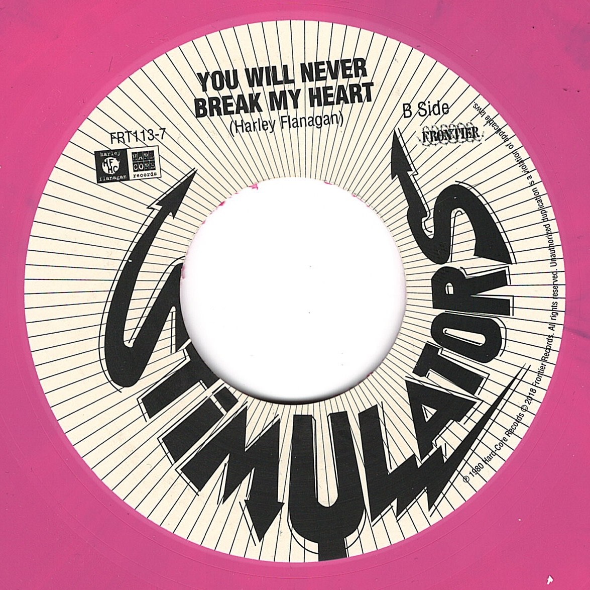 Stimulators – Loud Fast Rules! 7″ EP 2018 Frontier Records Reissue Pink Vinyl