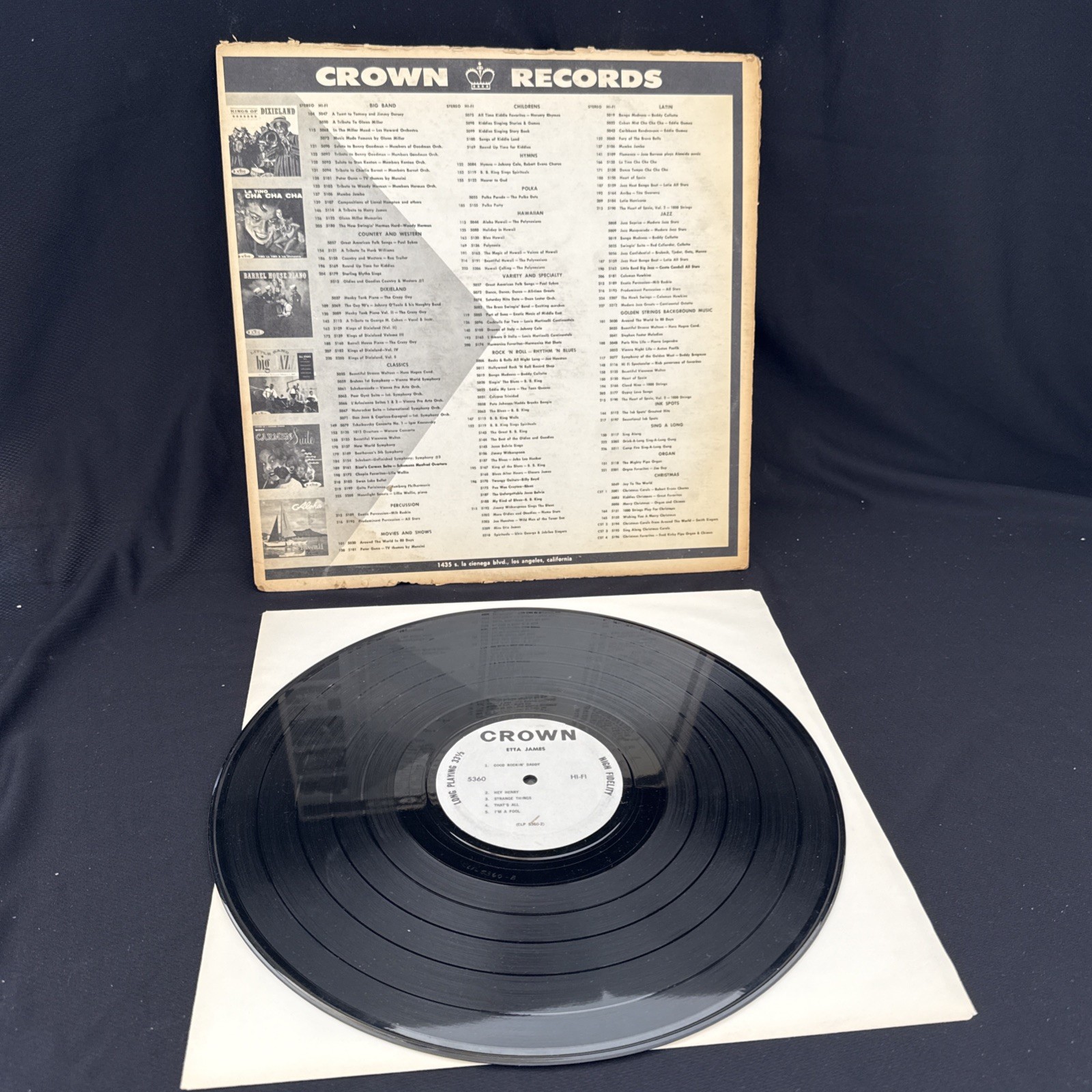 Etta James – self-titled – CLP 5360 – mono LP vinyl record 1963