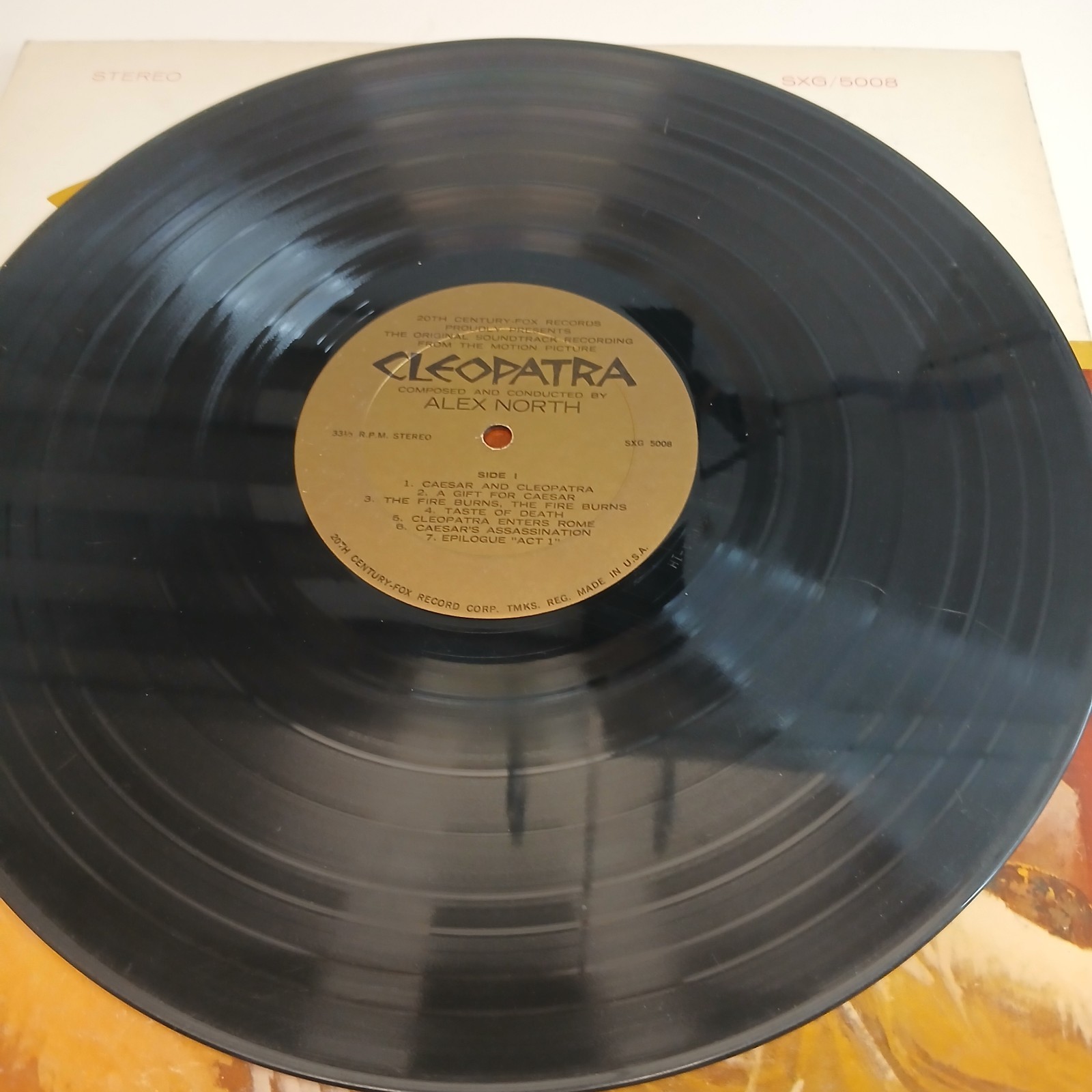 Cleopatra Original Soundtrack Album – Alex North Vinyl Record