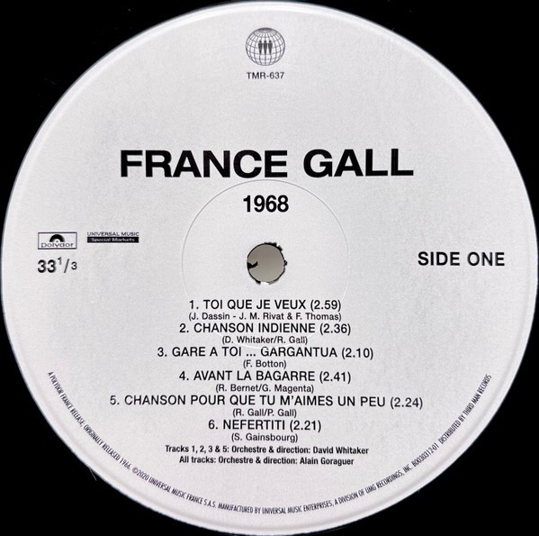 France Gall – 1968 (LP, Album, RE, 180) (Mint (M)) – 4137216753