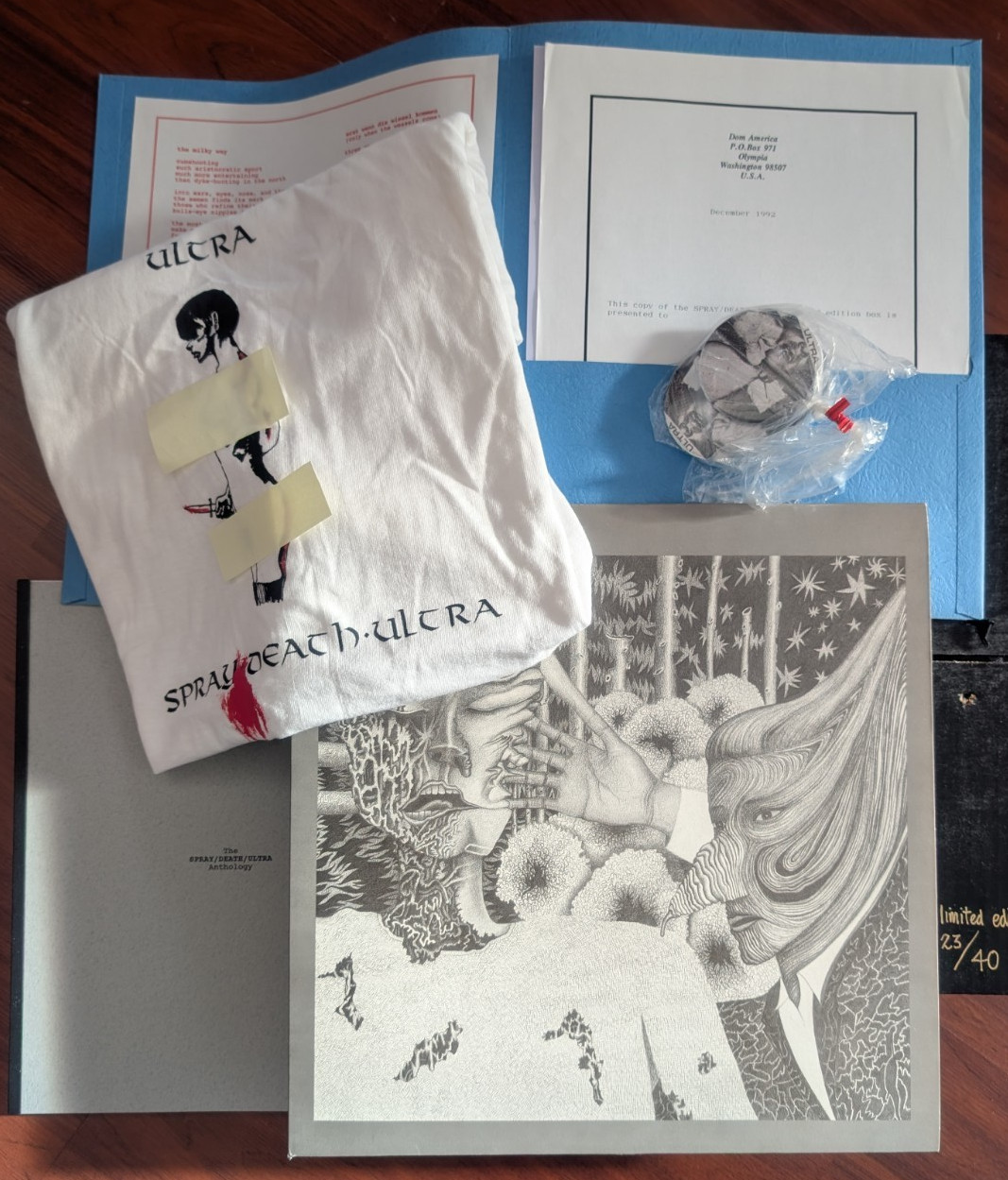 Ultra-Spray/Death/Ultra Ltd. Ed. LP Box Set, 1992, #23/40, Scarce Electronica