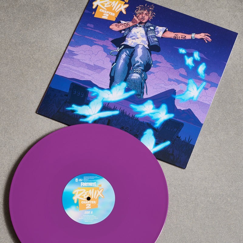 Fortnite Epic Games Remix Chapter 2 Vinyl Eminem Variant Red LP Record New Rare