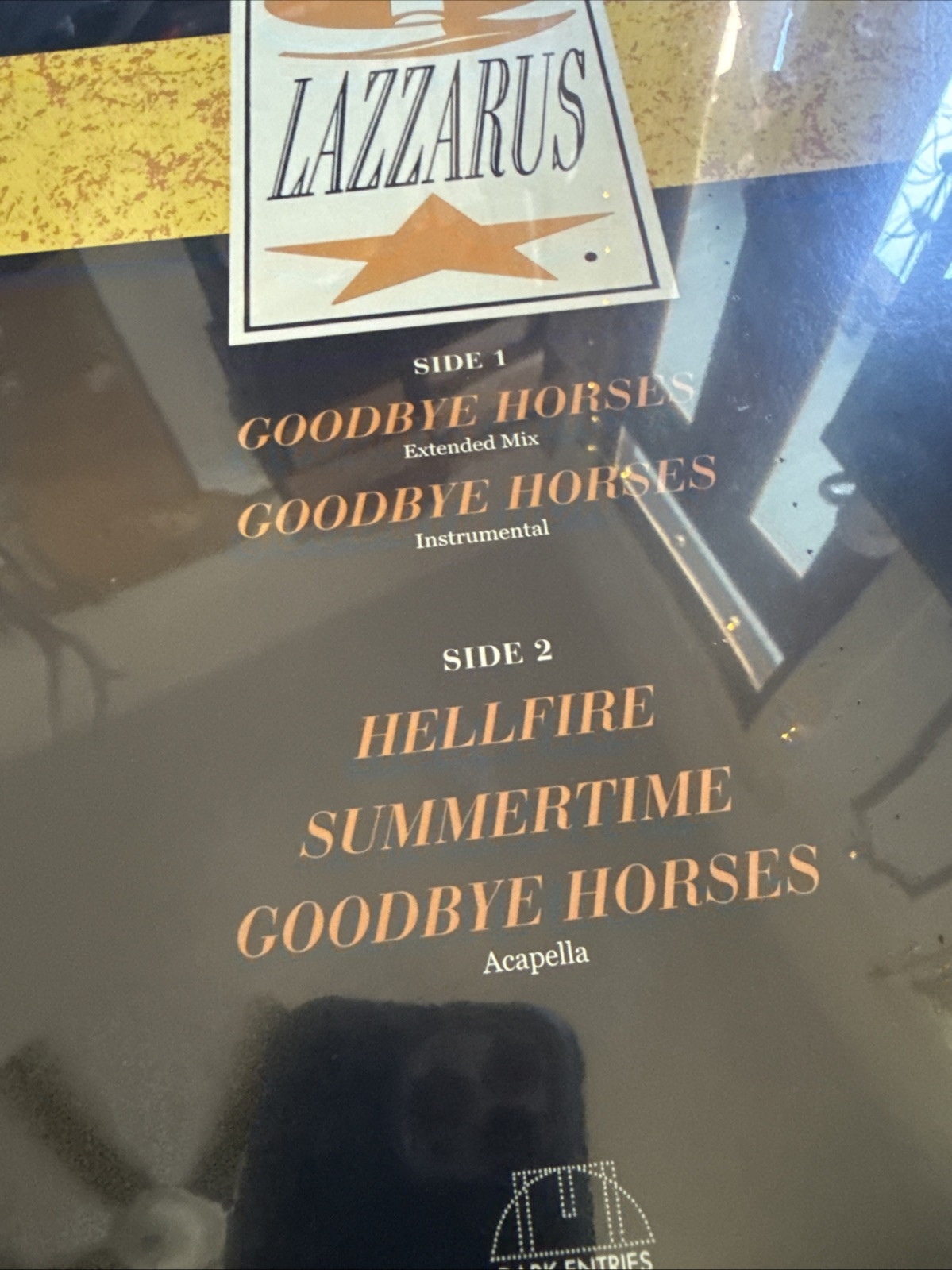 Q Lazzarus – Goodbye Horses (12″ Extended Version) lp record vinyl
