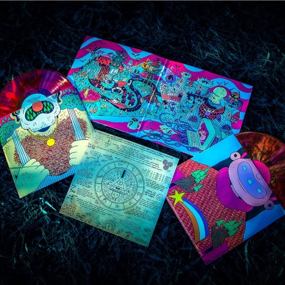Gravity Falls Vinyl Soundtrack 2xLP Red Colored Vinyl – Brad Breeck iam8bit
