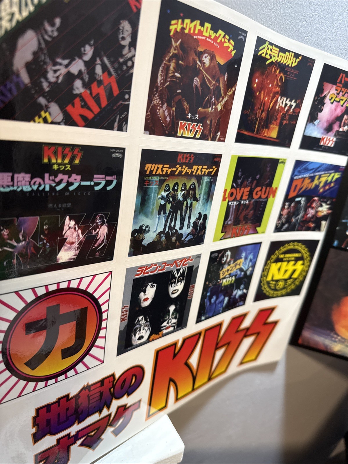 kiss the originals vinyl Box Set Japan Color Lp 1974-1979 Rock Destroyer Hotter