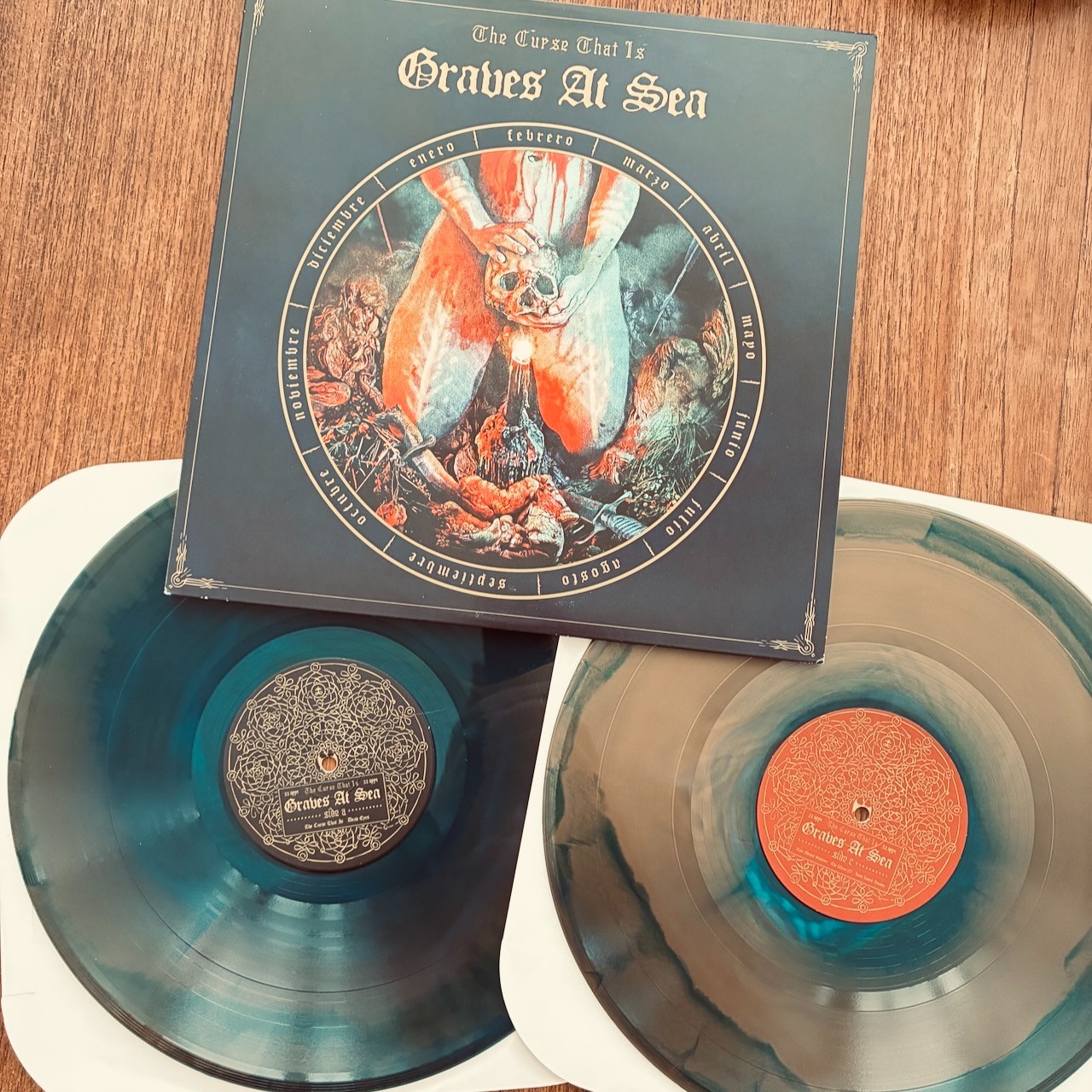 Graves At Sea – The Curse That Is – 2016 Relapse – 2xLP – blue/gold – NM