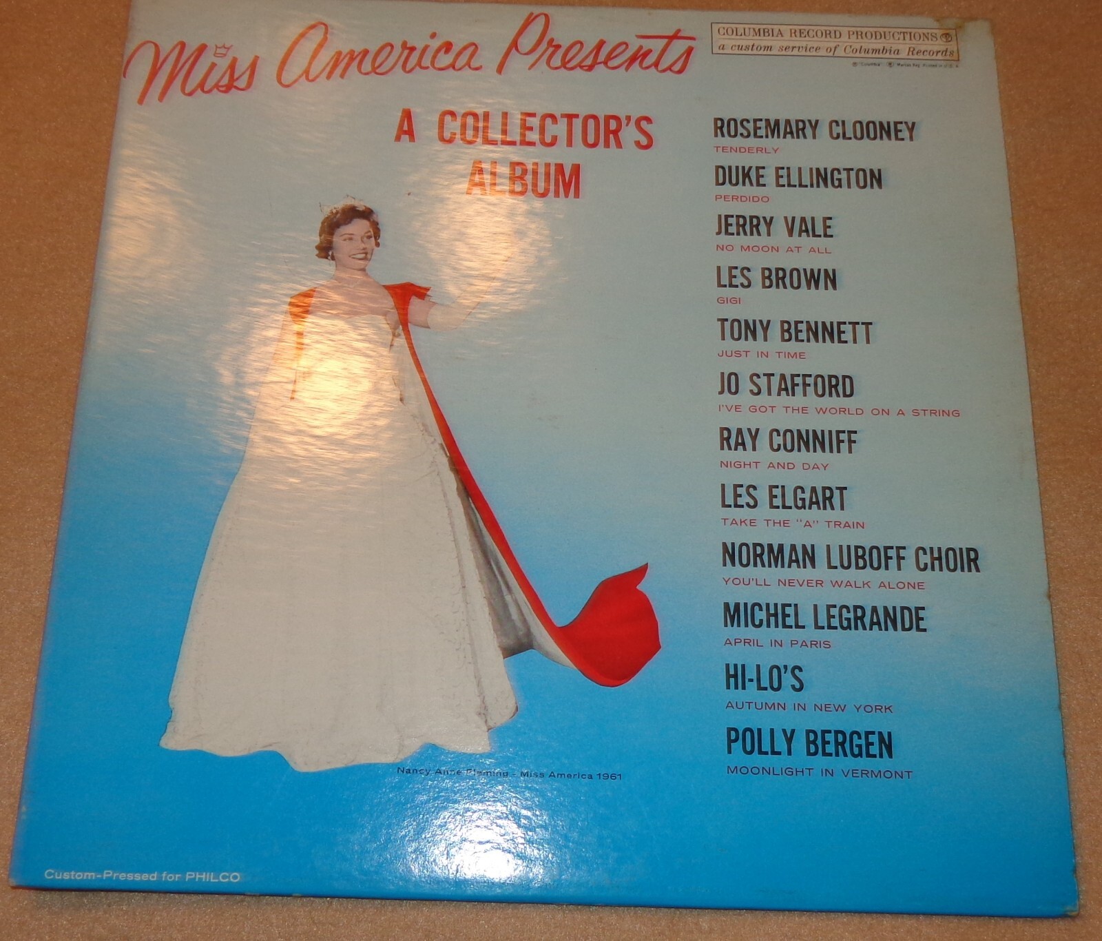 HTF VINTAGE MISS AMERICA PRESENTS A COLLECTORS ALBUM LP RECORD VARIETY OF STARS