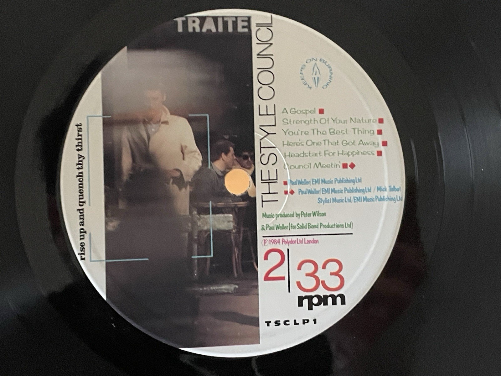 The Style Council Café Bleu 1984 Signed Paul Weller Mick Talbot Vinyl EX