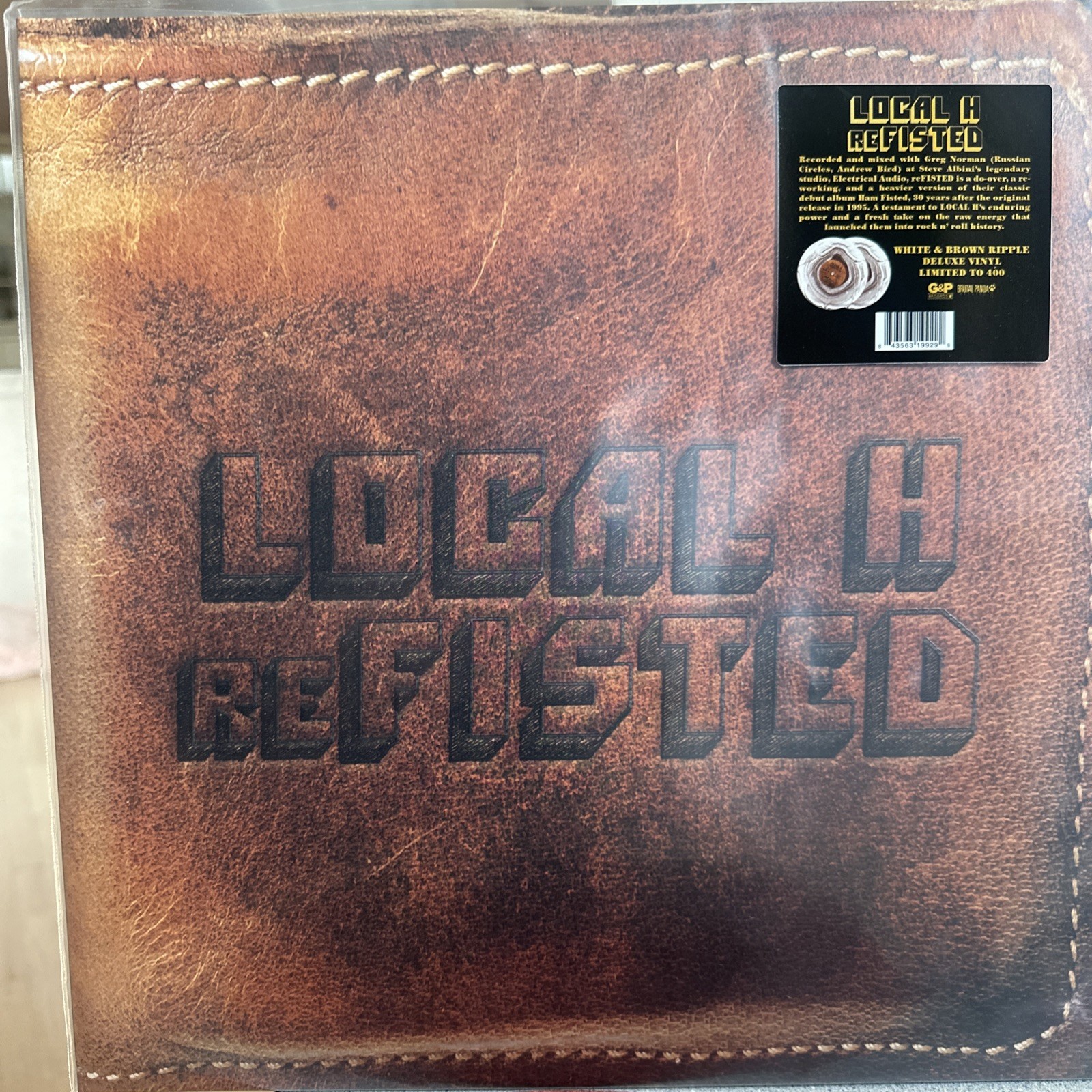 Local H ReFisted Deluxe Limited Edition To 400 Colored Vinyl Package W/slipmatt