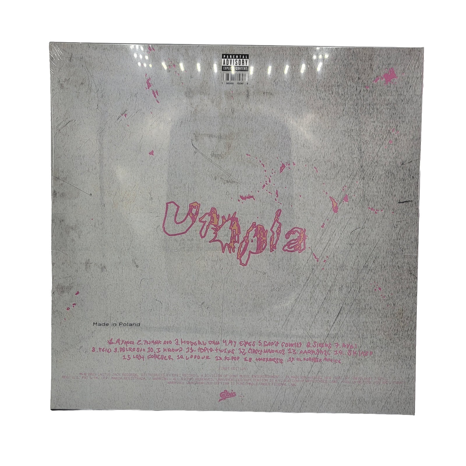 Travis Scott – Utopia ( 2 Record Vinyl – 2023 ) Cover 1 – Double LP NEW SEALED