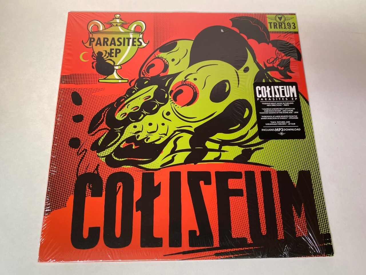 COLISEUM PARASITES EP LP BLACK & ORANGE SPLATTER VINYL LIMITED 200 FIRST PRESS