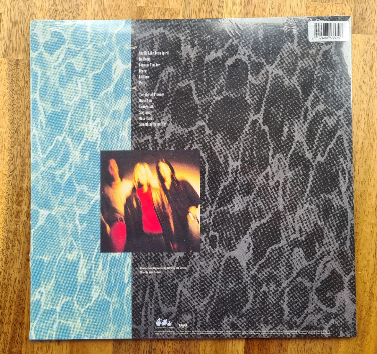 NIRVANA – NEVERMIND – ROUGH TRADE 50 EXCLUSIVE – BLUE & WHITE SPLATTER VINYL LP