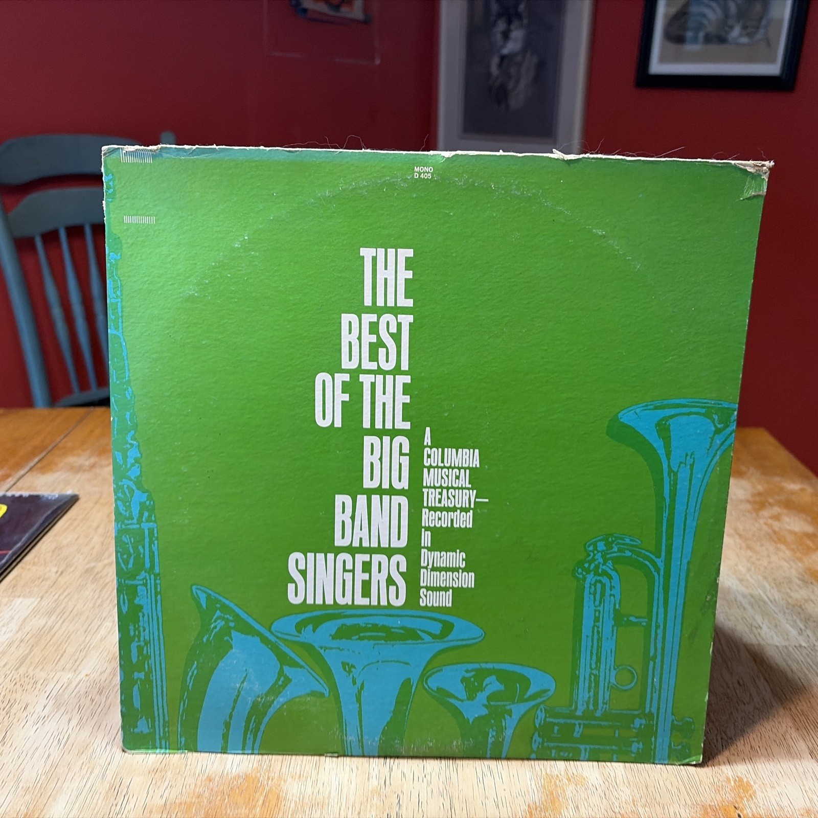 The Best of the Big Band Singers Vintage Vinyl Record LP 1968 VG DS295